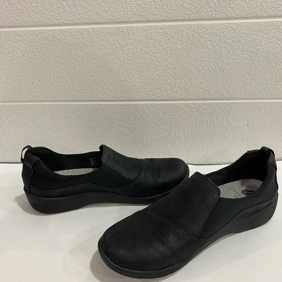 Clark Cloud Stepper Slip On Shoes Women’s 7 Black - Picture 2 of 7